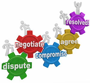 resolving conflict clipart